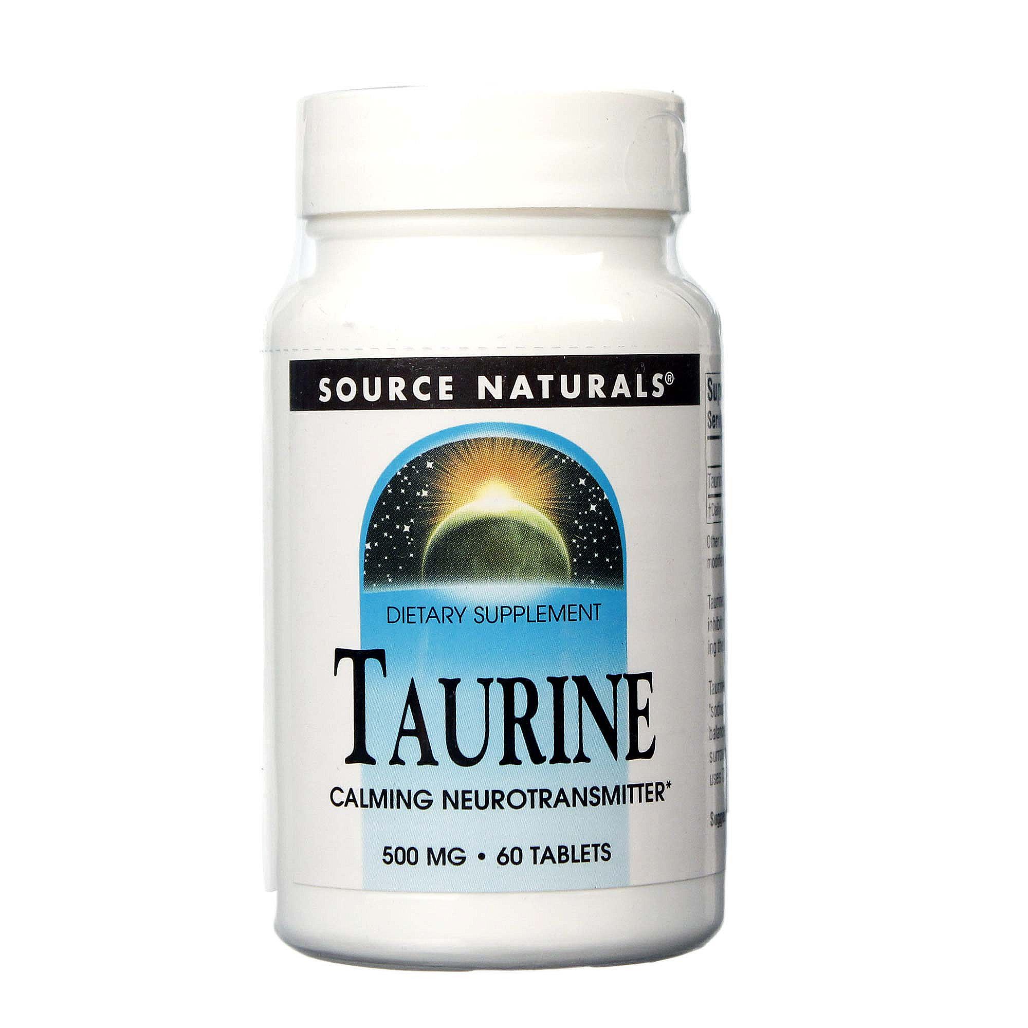 Comprar Source Naturals Taurina 500 mg 60 Tabletes