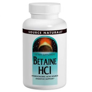 Comprar Source Naturals HCl betaína 180 Tabletes