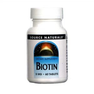 Comprar Source Naturals, Biotina 5 mg - 60 Comprimidos