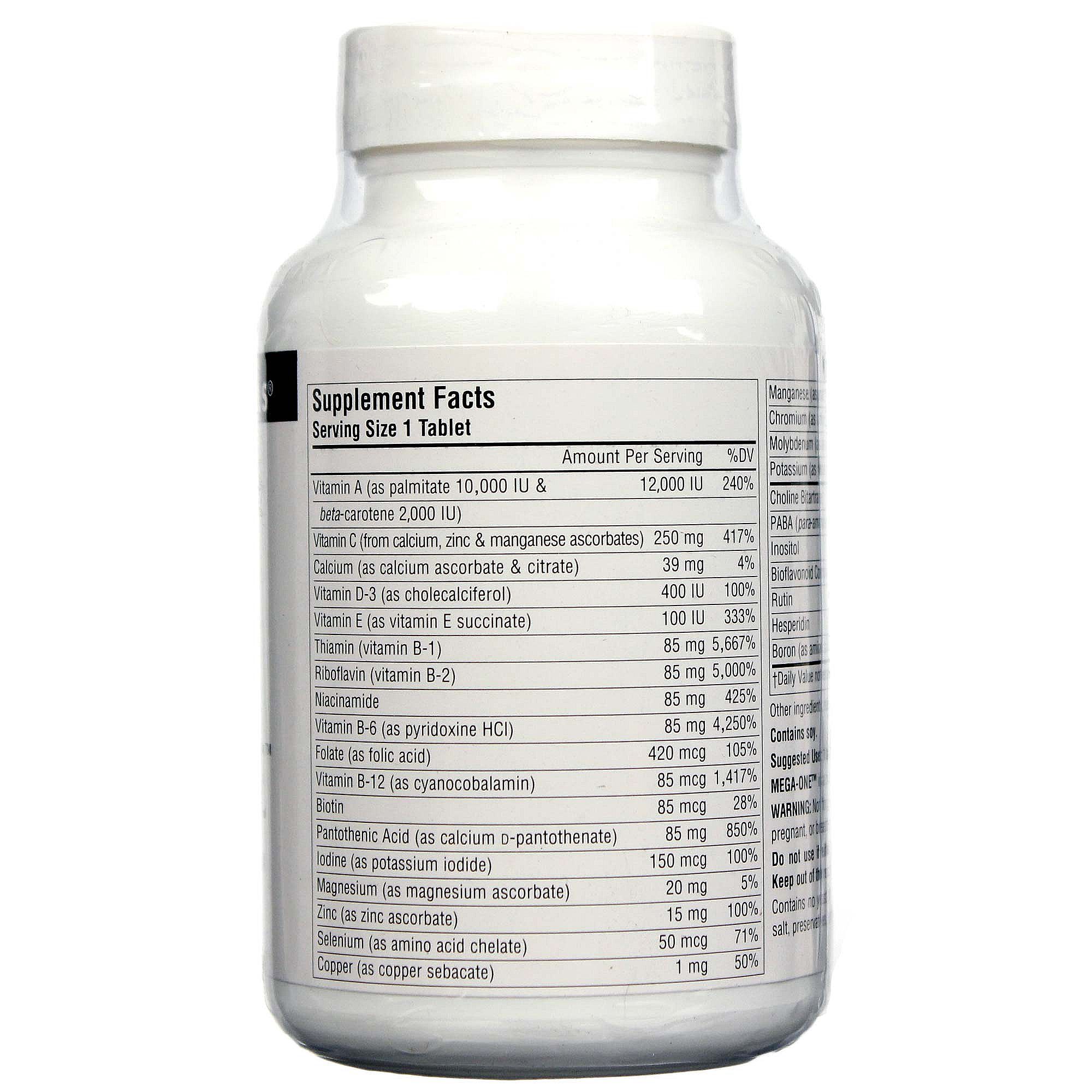 Comprar Source Naturals, Mega-One Múltiplas - 60 Tabletes - Imagem 2