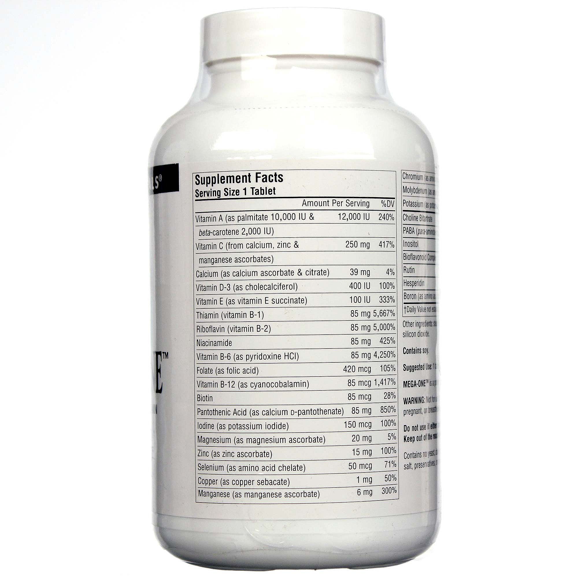 Comprar Source Naturals, Mega-One Multiple Sem Ferro -180 Comprimidos - Imagem 2