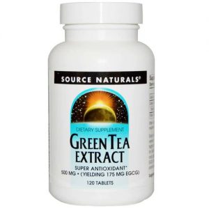 Comprar Source Naturals, Extrato de Chá Verde 175 mg EGCG 500 mg - 120 Tabletes