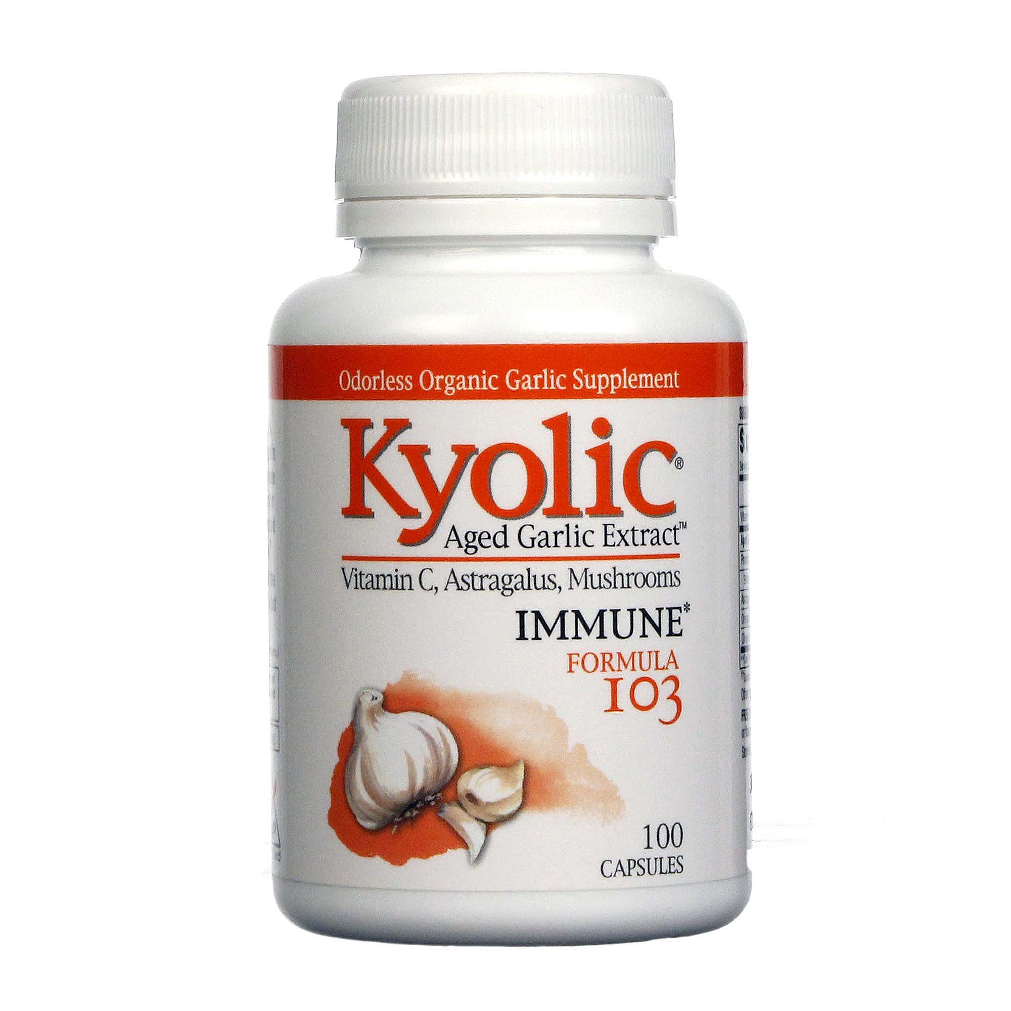 Comprar Kyolic, Extrato de Alho de Fórmula 103 Imune - 100 Cápsulas