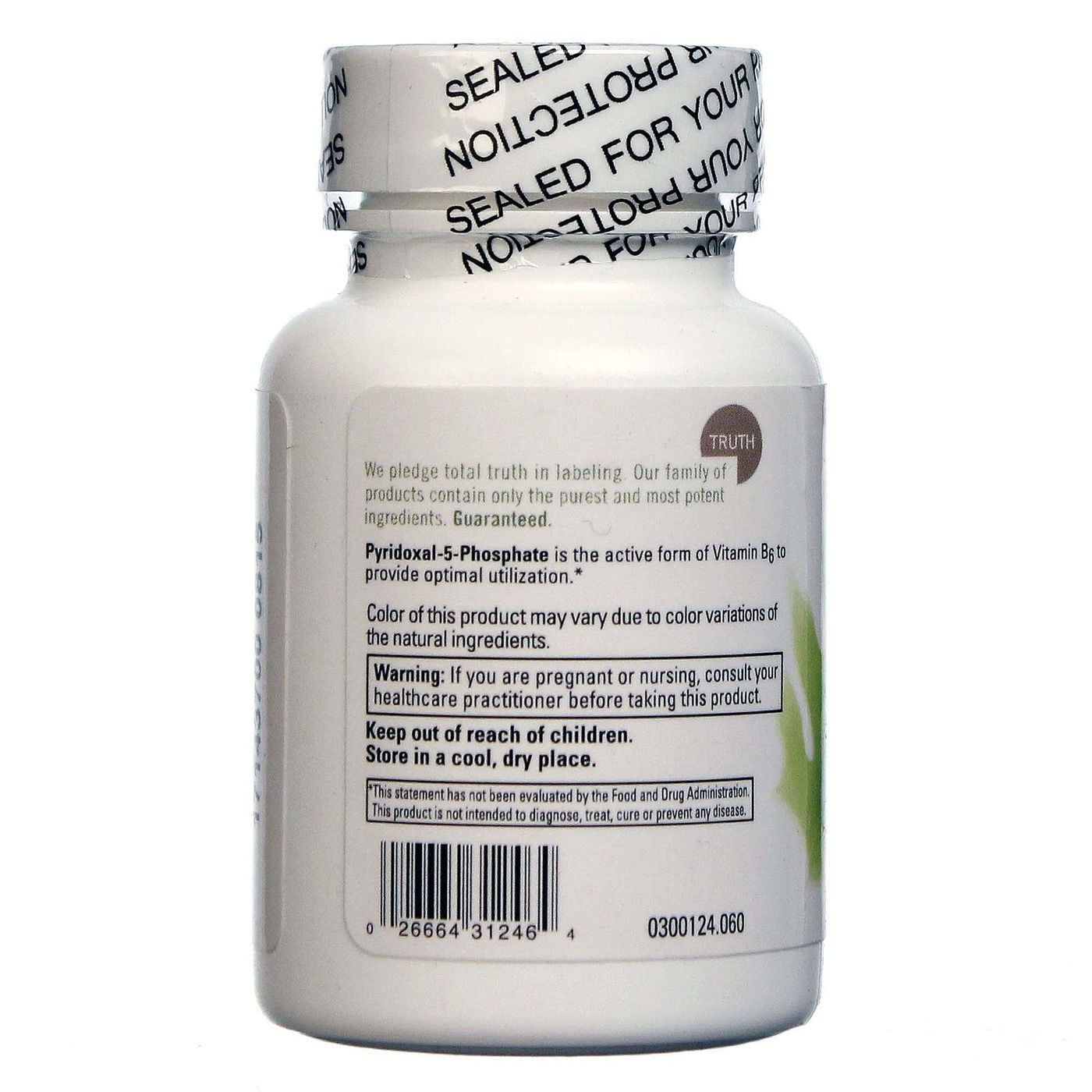 Comprar Food Science of Vermont, Piridoxal 5-Fosfato - 60 Cápsulas Vegetarianas - Imagem 3