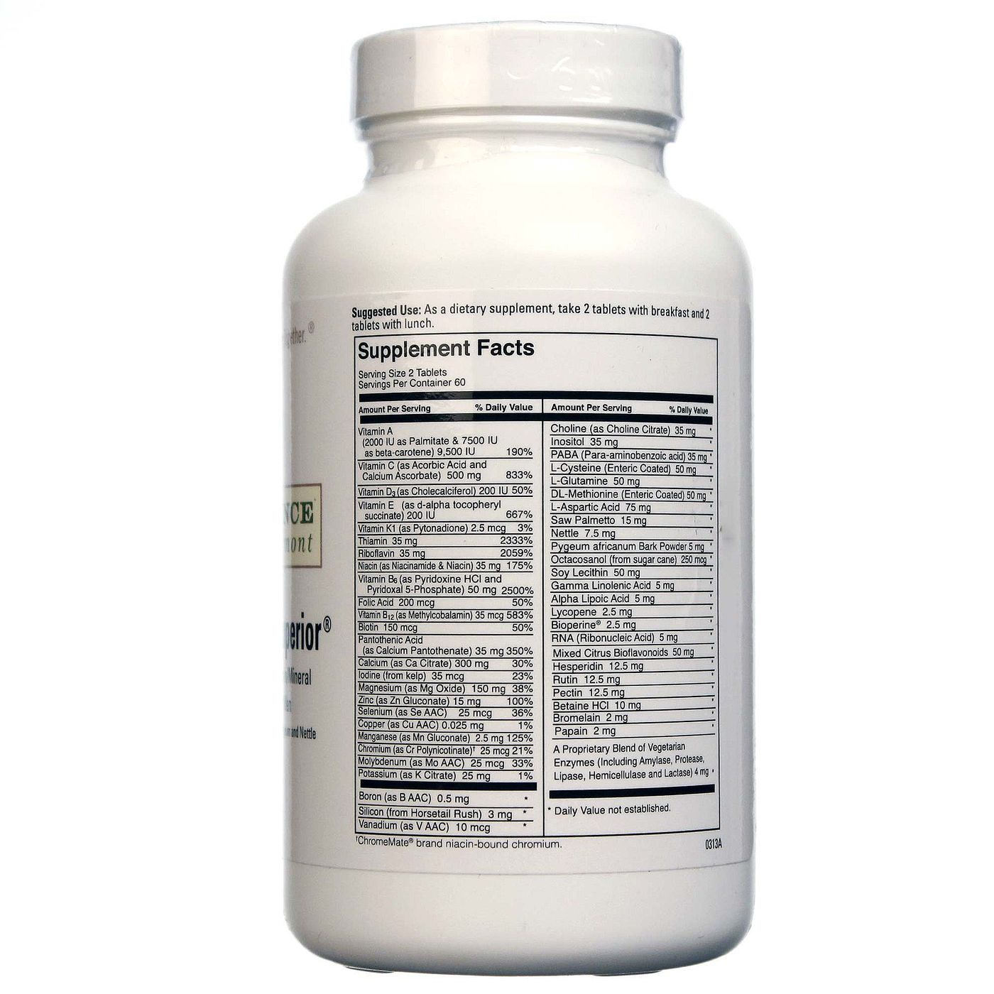 Comprar Food Science of Vermont, Men's Superior® Multivitaminas e Minerais - 120 Tabletes - Imagem 2