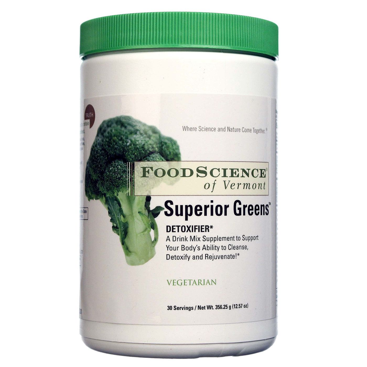 Comprar Food Science of Vermont, Superior Greens™ - 356 g