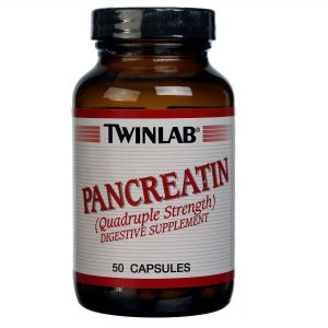 Comprar Twinlab, Pancreatina - 50 Cápsulas