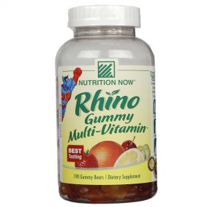 Comprar Nutrition Now Vitaminas Rhino Gummy Bear 190 mastiga