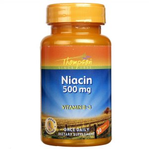 Comprar Thompson Niacina 500 mg 30 Tabletes