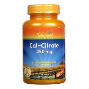 Comprar Thompson Cal-Citrato 250 mg 120 Tabletes