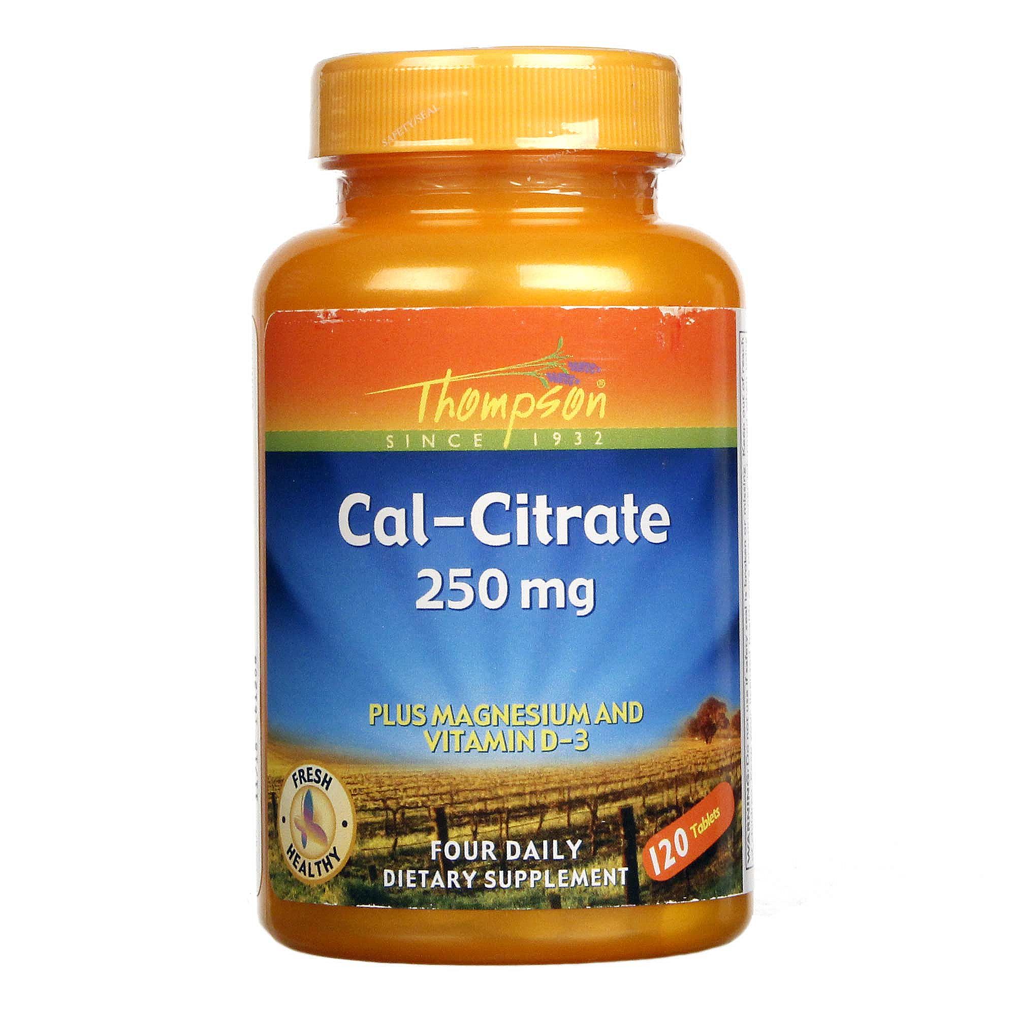 Comprar Thompson Cal-Citrato 250 mg 120 Tabletes