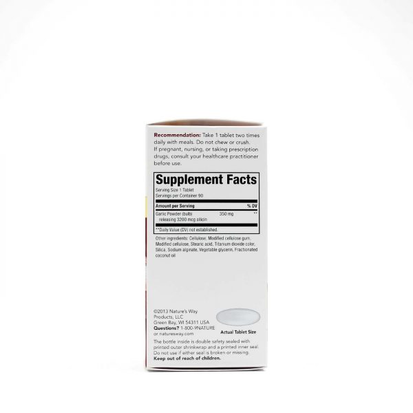 Comprar Nature's Way, Garlicin® Saúde Cardiovascular - 90 Tabletes - Imagem 4