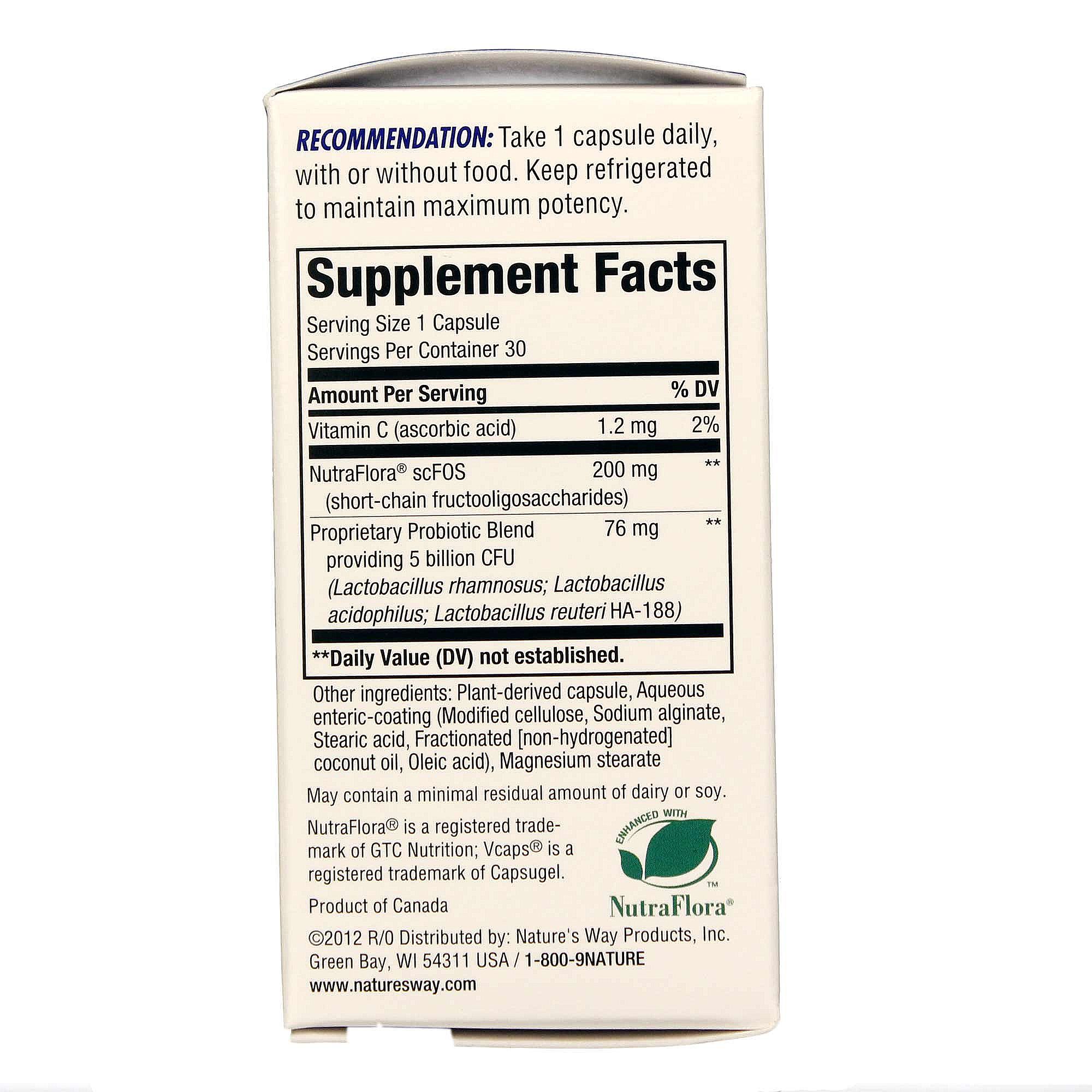 Comprar Nature's Way Primadophilus Reuteri 30 Cápsulas Vegetarianas - Imagem 2