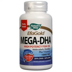 Comprar Nature's Way, EfaGold® Mega-DHA - 60 Cápsulas em Gel