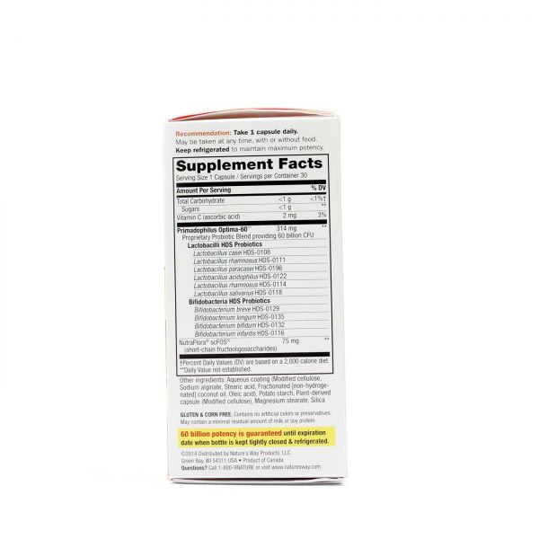 Comprar Nature's Way, Primadophilus Optima Alta Potência - 30 Cápsulas Vegetarianas - Imagem 4
