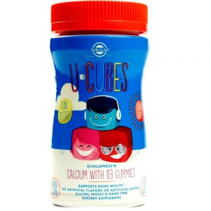 Comprar Solgar, U-Cubes™ Cálcio com D3 Infantil - 60 Gomas