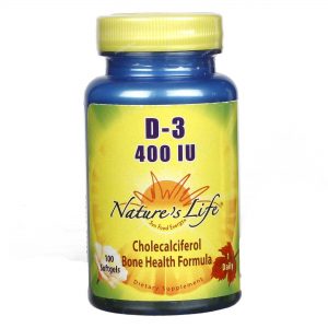 Comprar Nature's Life D-3 400 IU 100 Cápsulas