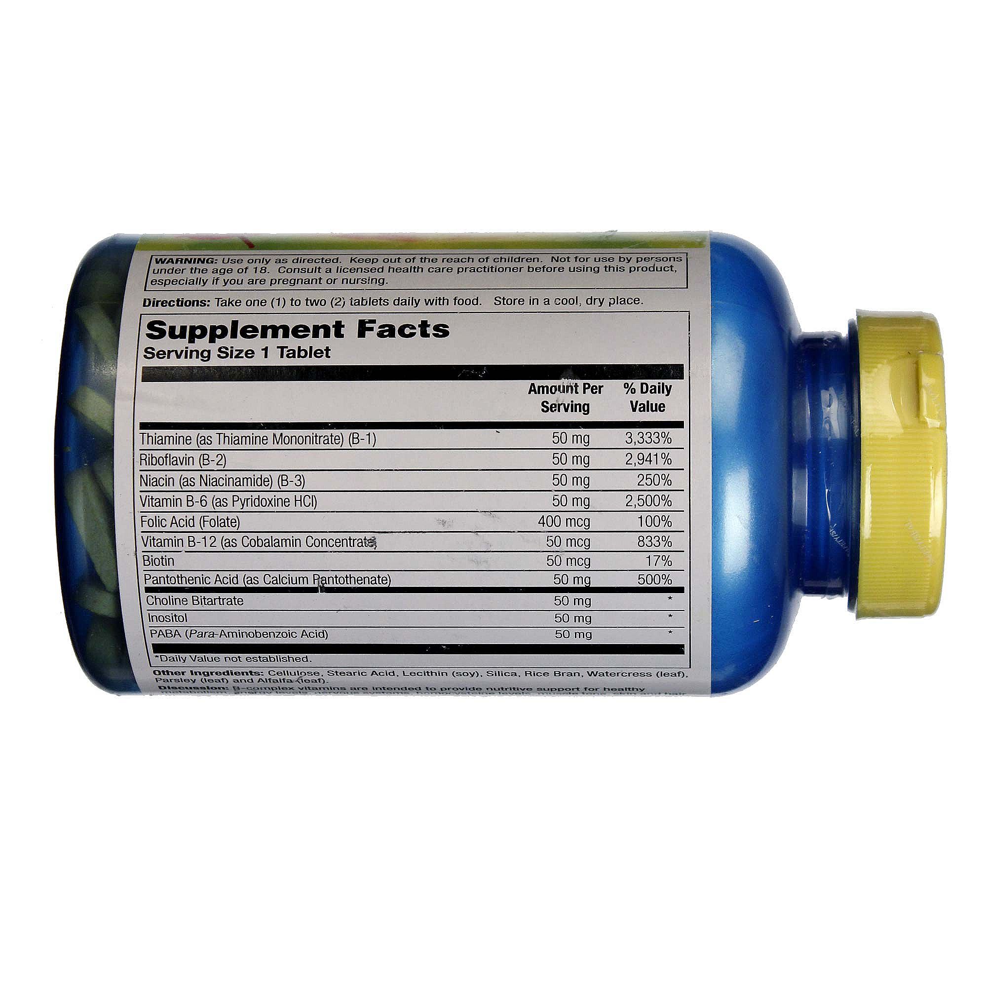 Comprar Nature's Life, Complexo B 50 mg - 250 Tabletes - Imagem 2