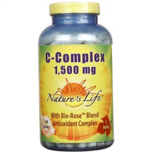 Comprar Nature's Life C-Complexo 1500 mg 250 Tabletes