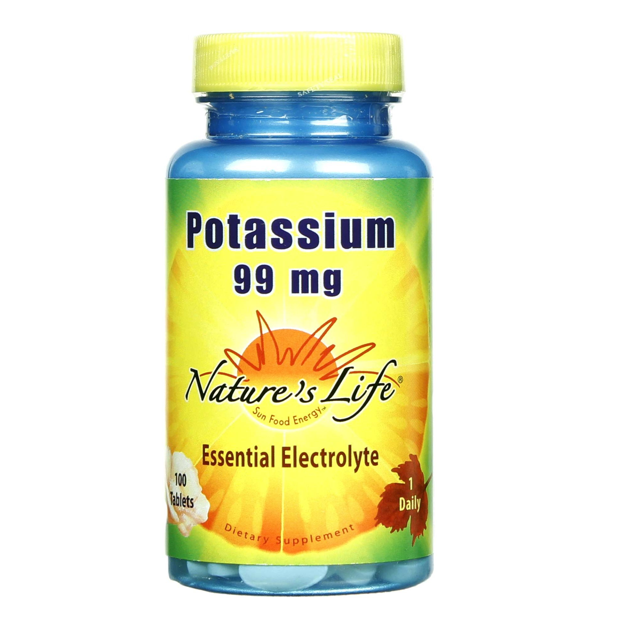 Comprar Nature's Life, Potássio 99 mg - 100 Tabletes