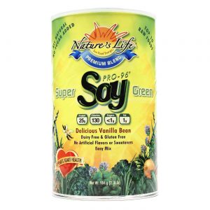 Comprar Nature's Life, Pro-96® Proteína de Soja Super Verde, Sabor Baunilha - 948 g (2.18 lbs)
