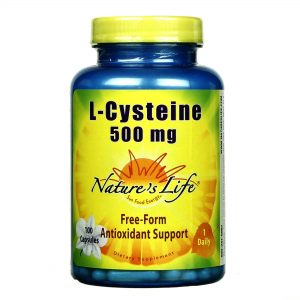 Comprar Nature's Life L-cisteína 500 mg 100 Cápsulas