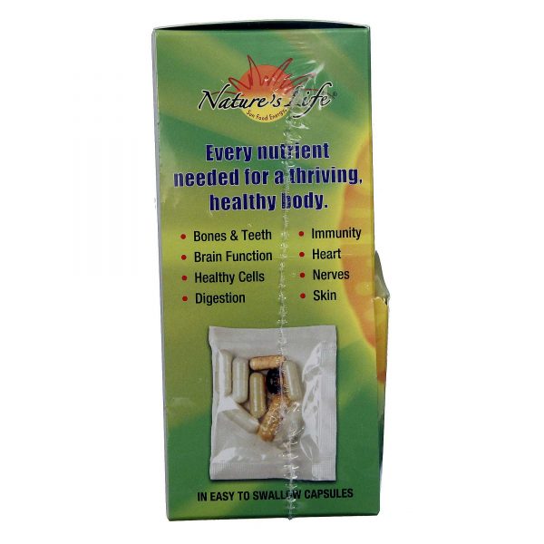 Comprar Nature's Life Mega Pak Múltipla Com Ferro 30 Packs - Imagem 4