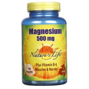 Comprar Nature's Life, Magnésio 500 mg - 100 Cápsulas