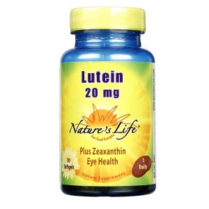 Comprar Nature's Life A luteína 20 mg 30 Cápsulas