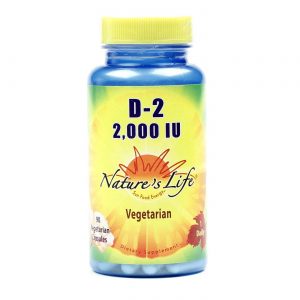 Comprar Nature's Life, D-2 2.000 UI - 90 Cápsulas Vegetarianas