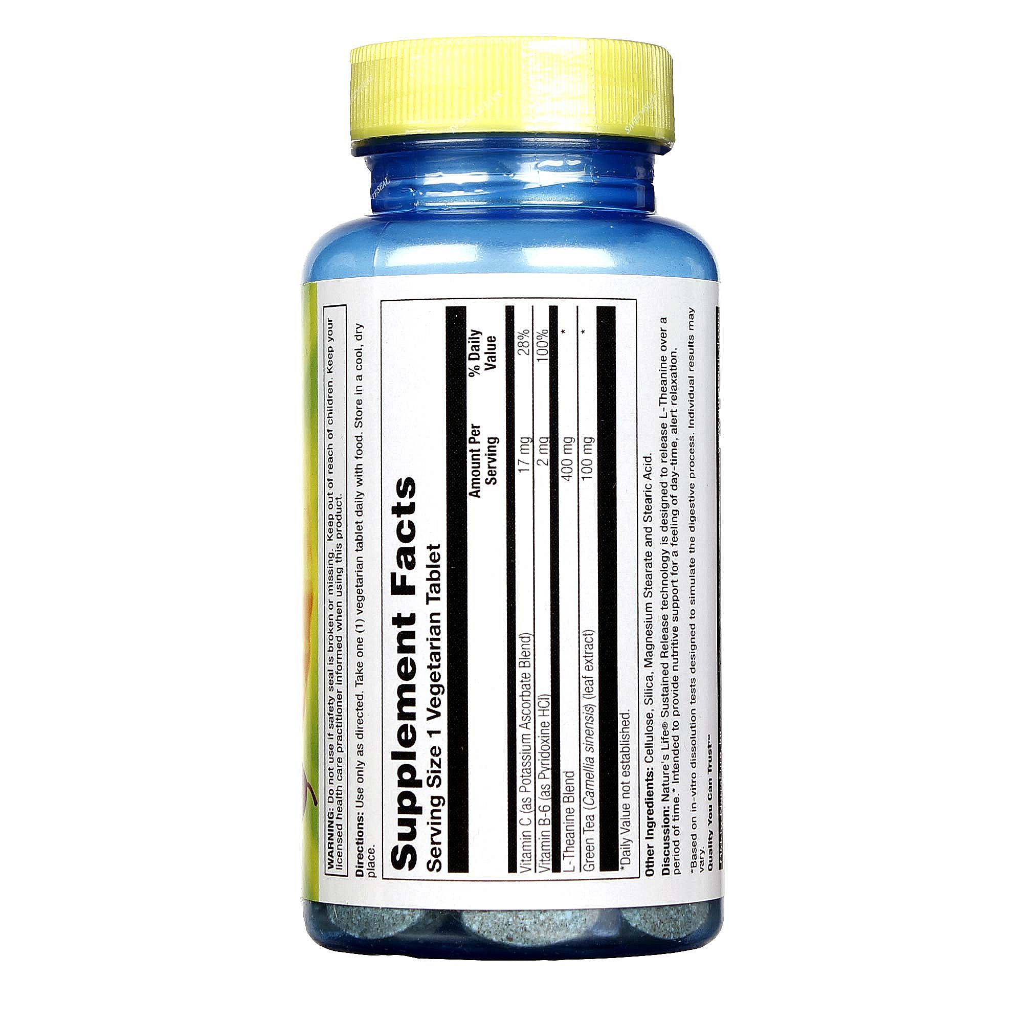 Comprar Nature's Life L-Chánina 400 mg 30 Tabletes - Imagem 2