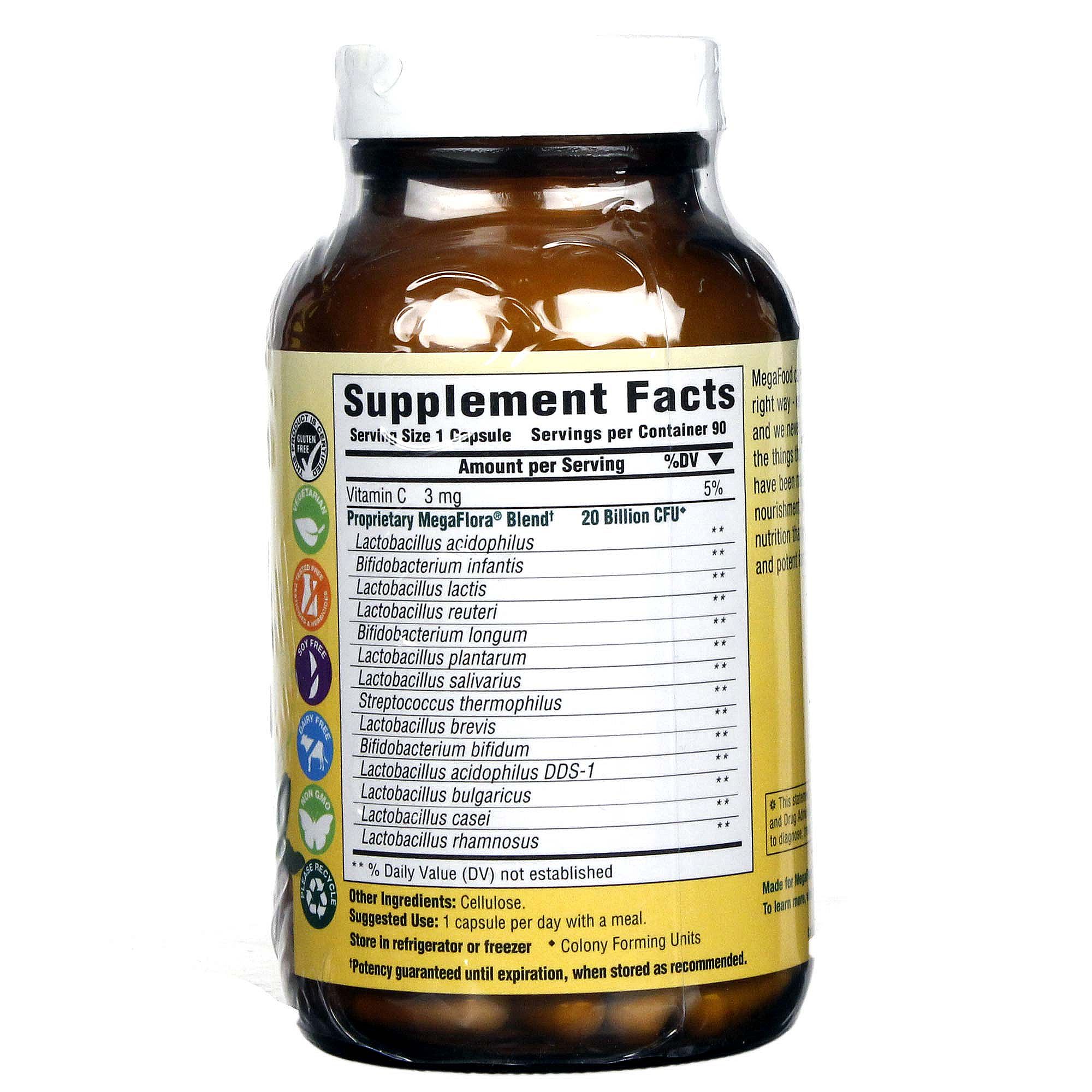 Comprar MegaFood, Megaflora - 90 Cápsulas - Imagem 2