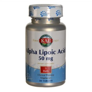 Comprar Kal Ácido alfa-lipóico 50 mg 30 Tabletes