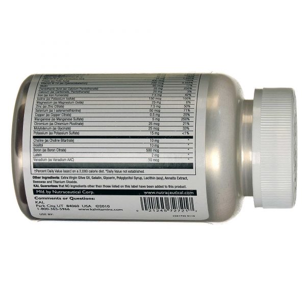 Comprar Kal, Multivitamínico SoftOne™ Com Luteína - 60 Cápsulas - Imagem 4