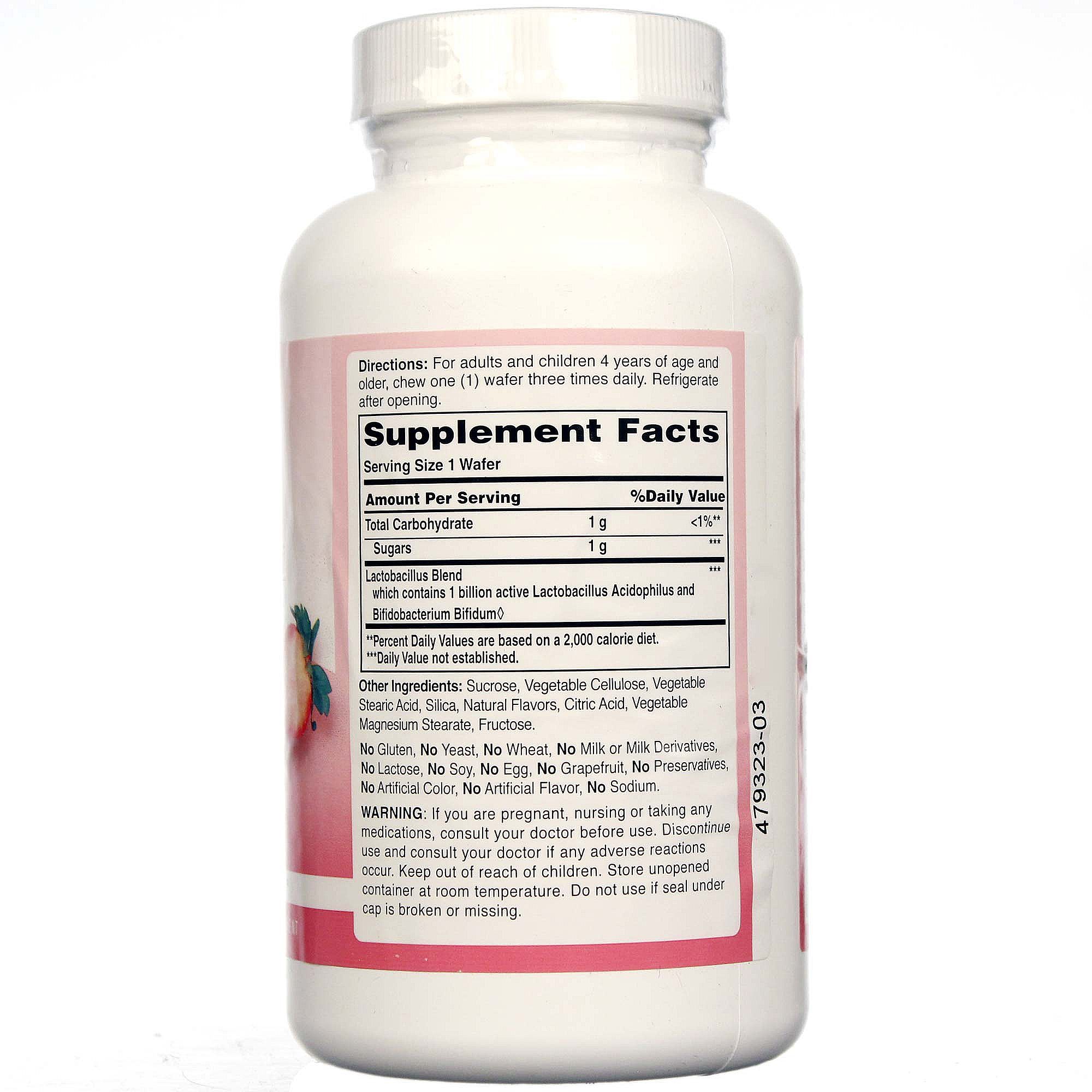 Comprar American Health, Acidophilus, Morango - 100 Pastilhas Mastigáveis - Imagem 2