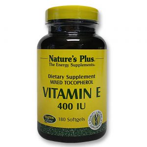 Comprar Nature's Plus, Tocopherol Vitamina E 400 UI - 180 Cápsulas em gel