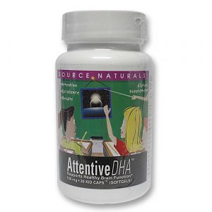 Comprar Source Naturals, Attentive DHA™ Kids - 60 Cápsulas