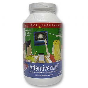 Comprar Source Naturals, Attentive child™ Concentração da Criança - 120 Pastilhas Mastigáveis