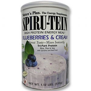 Comprar Nature's Plus, SPIRU-Tein® - Mirtilos e creme - 510g
