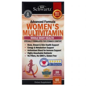Comprar BioSchwartz, Fórmula Avançada de Multivitamínico para Mulheres, 60 Cápsulas Vegetais