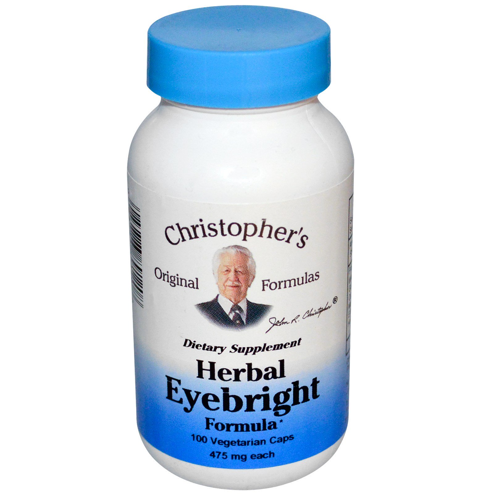 Comprar Christopher's Original Formulas, Herbal Eyebright Formula, 475 mg, 100 Vegetarian Caps