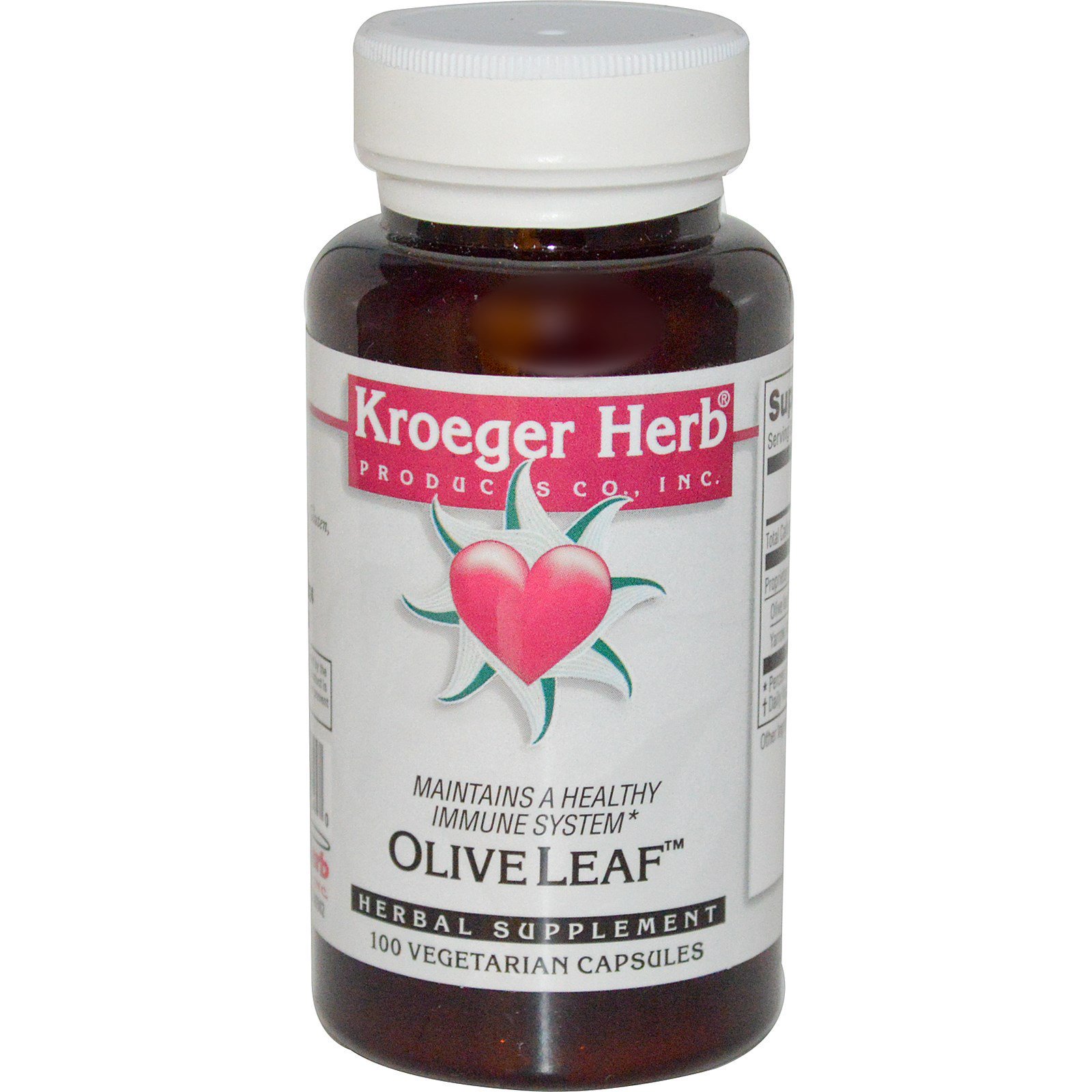 Comprar Kroeger Herb Co, Olive Leaf, 100 Vegetarian Capsules