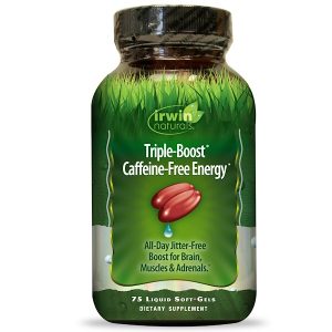 Comprar Irwin Naturals, Triple-Boost Caffeine-Free Energy, 75 Cápsulas Gelatinosas Líquidas