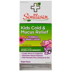 Comprar Similasan, Kids Cold & Mucus Relief, Kids 2+, Grape Flavor, 4 fl oz (118 ml)