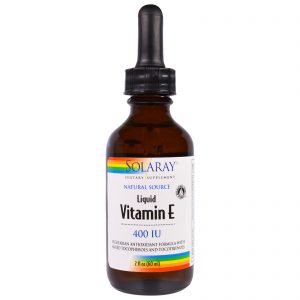 Comprar Solaray, Vitamina E, Líquida, 400 UI, 60ml
