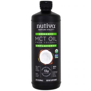 Comprar Nutiva, Óleo TCM Orgânico de Coco, Sem Sabor, 946 ml (32 fl oz)
