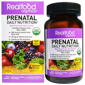 Comprar Country Life, Realfood Organics, Prenatal Daily Nutrition, 150 Tablets