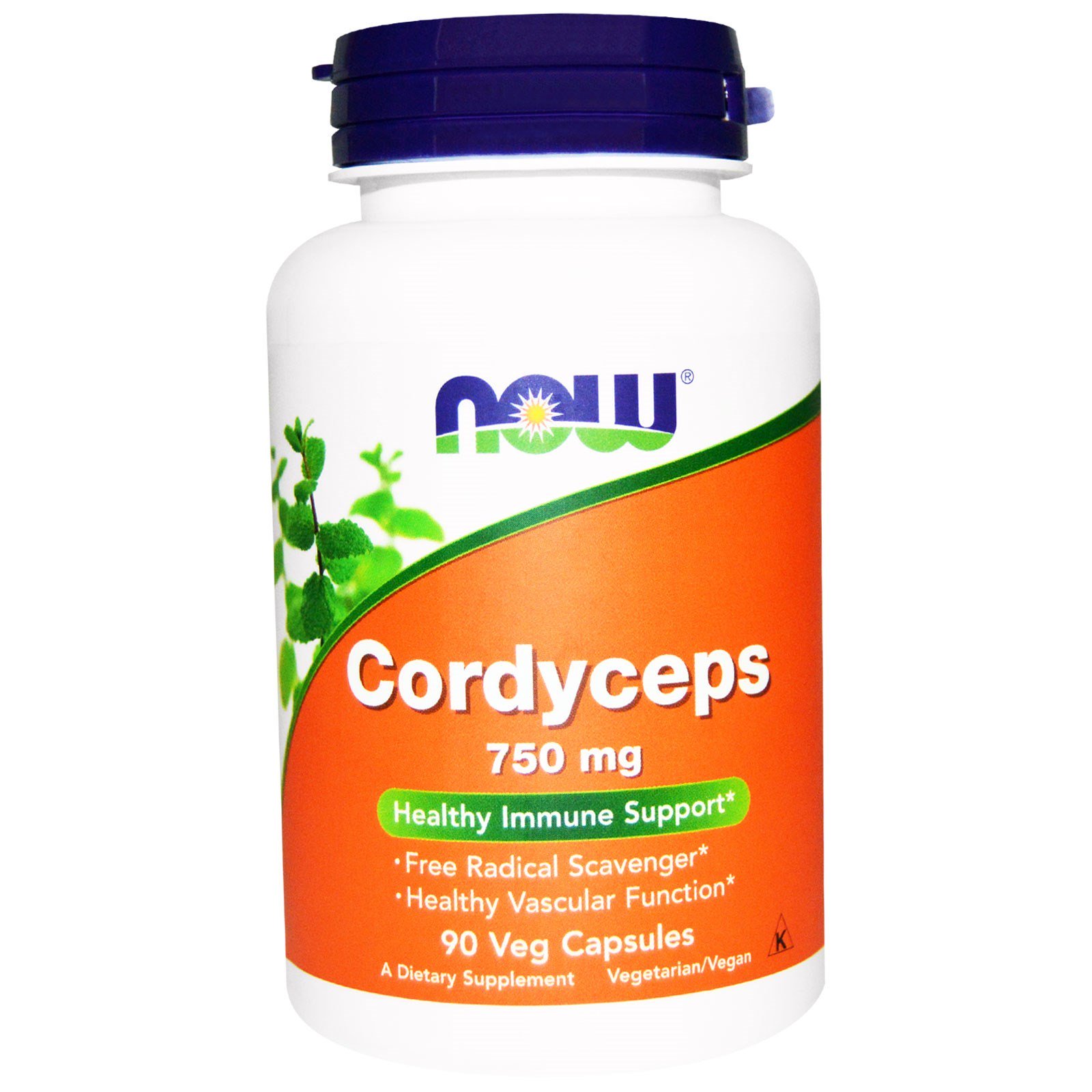 Comprar Now Foods, Cordyceps, 750 mg, 90 Cápsulas Vegetais