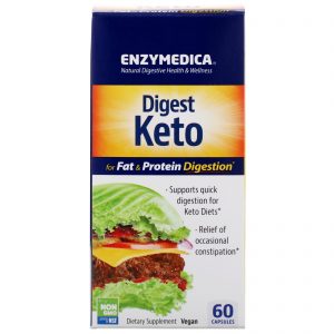 Comprar Enzymedica, Digest Keto, 60 Capsules