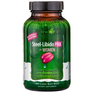 Comprar Irwin Naturals, Steel-Libido, Rosa, para Mulher, 60 Cápsulas Líquidas em gel